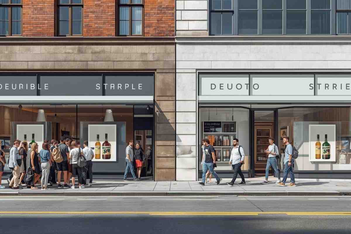 בין כלכלה התנהגותית, פסיכולוגיה קוגניטיבית ופסיכולוגיה צרכנית נחשף עולם של החלטות לא רציונליות. דורון פדלון מסביר איך מפרסמים מנצלים זאת חכם. בתמונה: שתי חנויות זהות. באחת תור אקוך של אנשים ואילו בשנייה אין קונים.