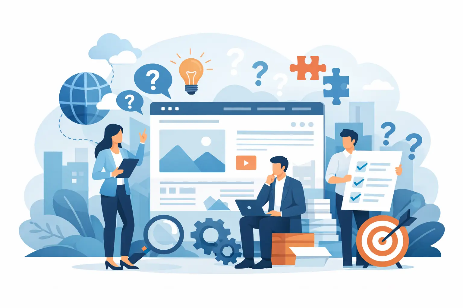 10 שאלות לפני הקמת אתר חברה