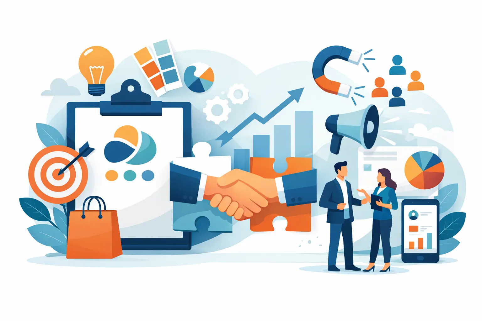 איך לחבר בין מיתוג לשיווק נכון. תמונת אילוסטרציה מתוך מאמר בנושא מאת דורון פדלון