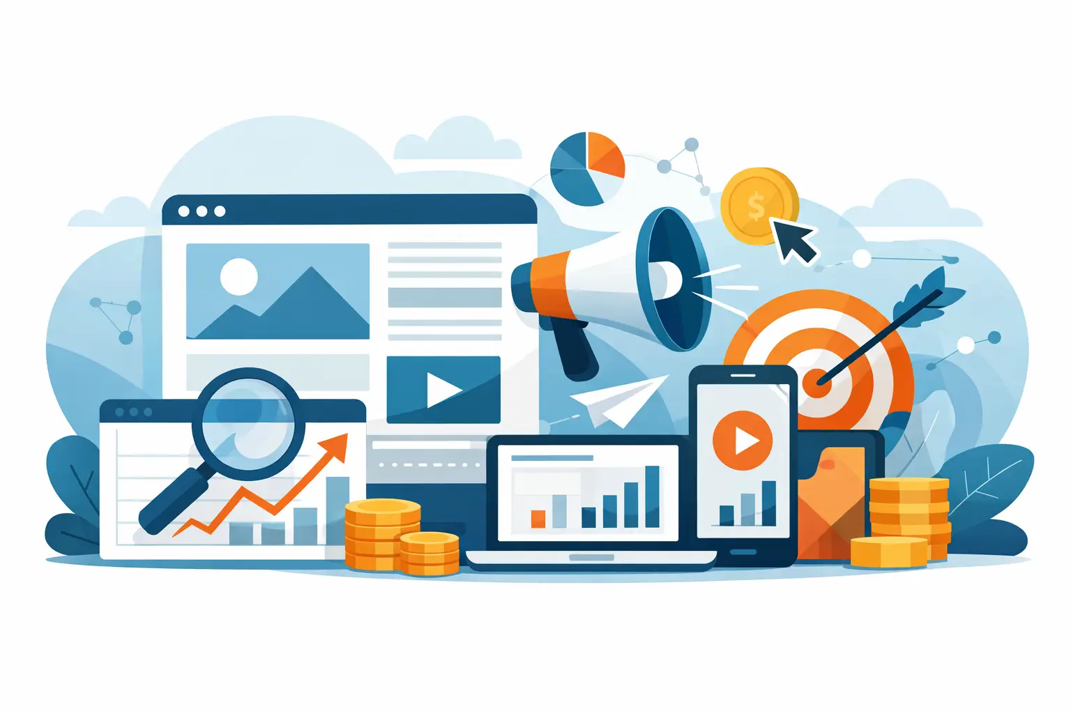 איך לשלב אתר עם פרסום נכון. תמונת אילוסטרציה מתוך מאמרו של דורון פדלון