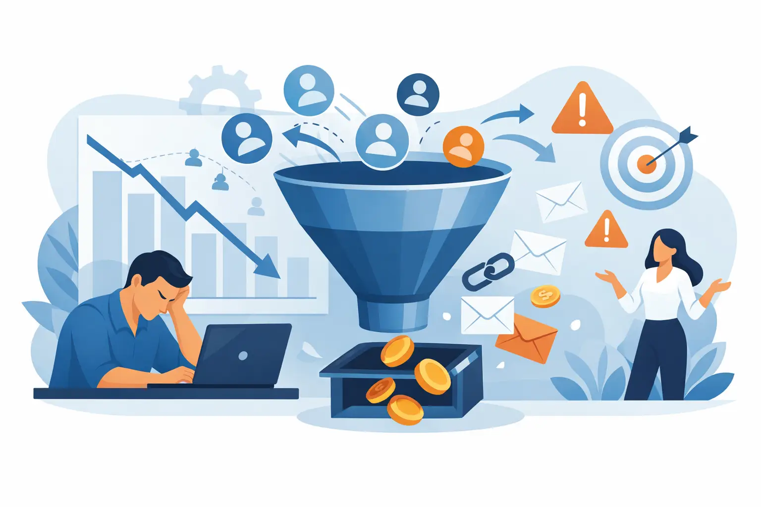 למה קמפיינים לא מייצרים לידים? תמונת אילוסטרציה מתוך מאמר בנושא של דורון פדלון