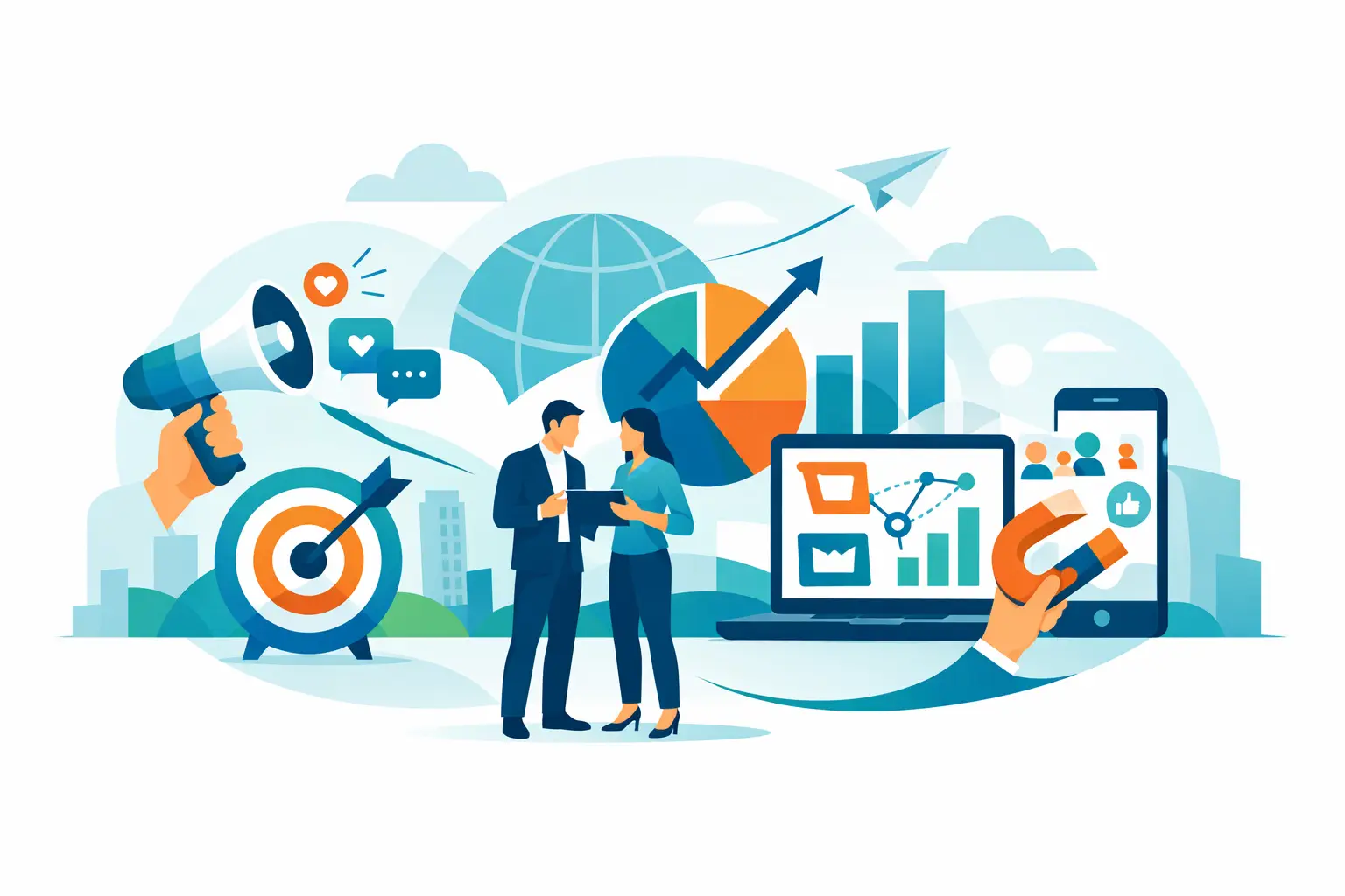 שיווק משולב לחברות שעובד באמת. תמונת אילוסטרציה מתוך מאמרו של דורון פדלון